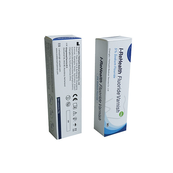 Natural Resin 5 Naf Sticky Fluoride Varnish Teeth Sensitivity CE