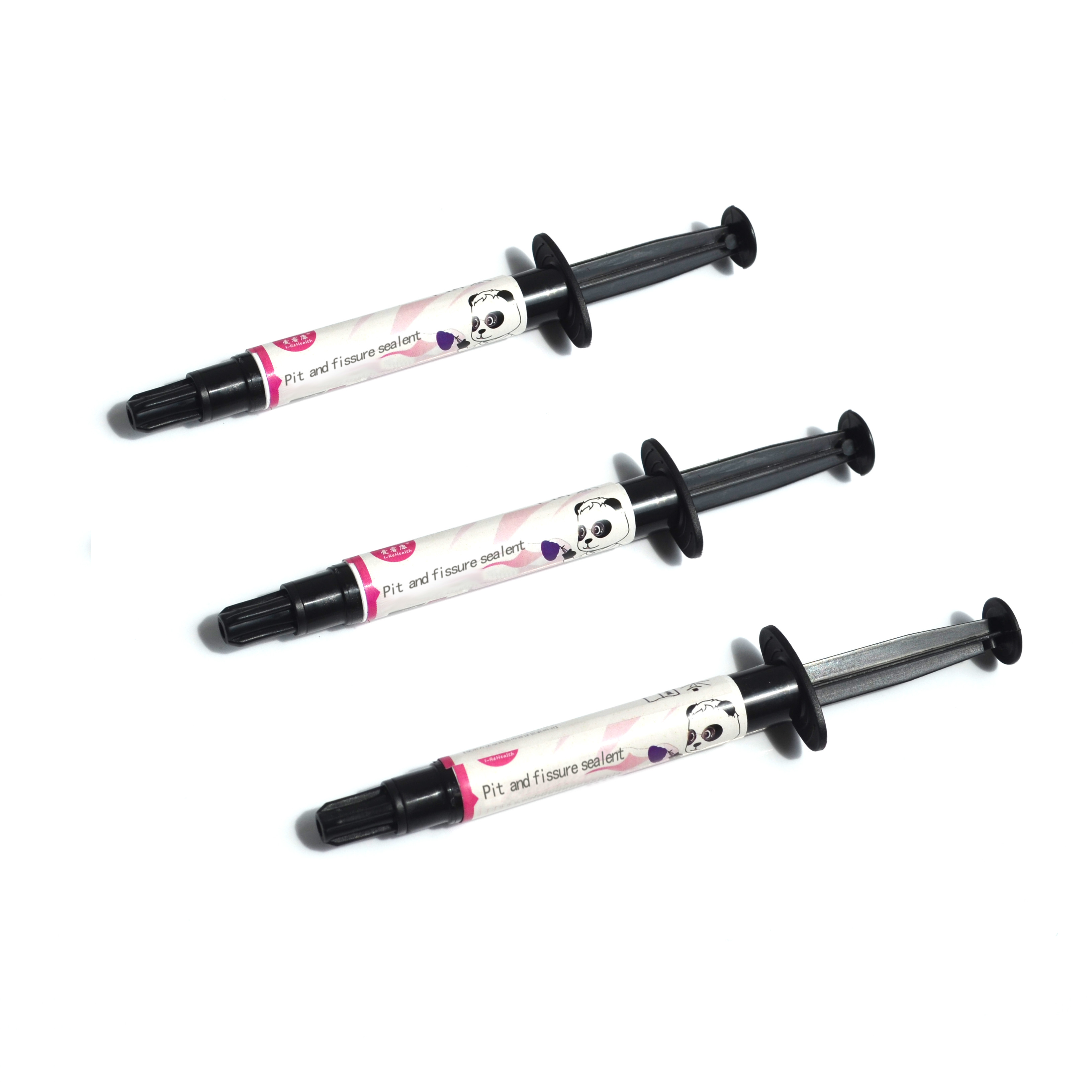 Light Curing Discoloration 1.2g Pit And Fissure Sealant Pink Color For