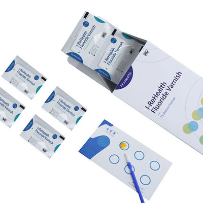 CE Pediatric Fluoride Varnish with 5% Sodium Fluoride and Fruit Flavour for Tooth Decay Prevention 0.5g/Pouch
