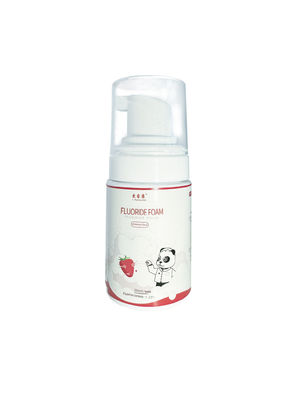 50ml White Color Dental Fluoride Foam Strawberry Flavor For Children Dental