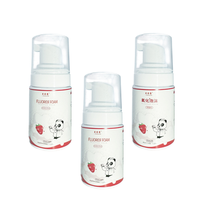 quality White Color Dental Fluoride Foam Strawberry Flavor With Sodium factory
