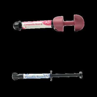 Flowable Resin Dental Composite Resin with Minimal Shrinkage High Flexural Strength and Room Temperature Application