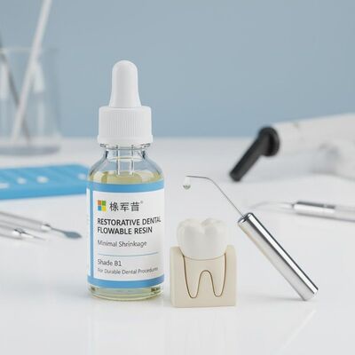 Restorative Dental Material Flowable Resin Offering Minimal Shrinkage and Shade B1 Designed for Durable Dental Procedures
