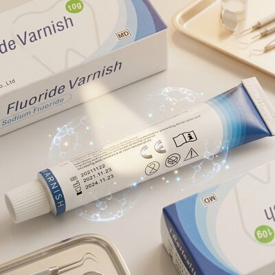 CE ISO Certified 5% Sodium Fluoride Tooth Varnish with Melon Flavour for Preventing Tooth Caries
