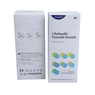 5% Sodium Fluoride Varnish For Adults Teeth Sensitivity 10-15s Curing