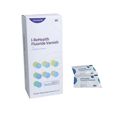 0.5g 5% Sodium Fluoride Varnish 100pouches/Box For Orthodontic Demineralization